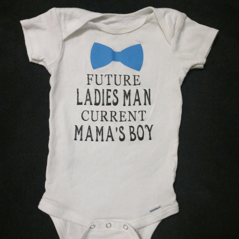 Baby Boy "Future Ladies Man" Onesie size 12 Months